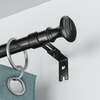 Metal Adjustable Curtain Rod Set