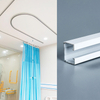 Manufacturer Ceiling Flexible Aluminium Hospital Curtain Track