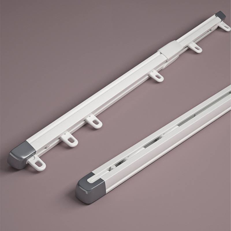 Modern Ceiling Mount Telescopic Aluminum Curtain Track Rail 