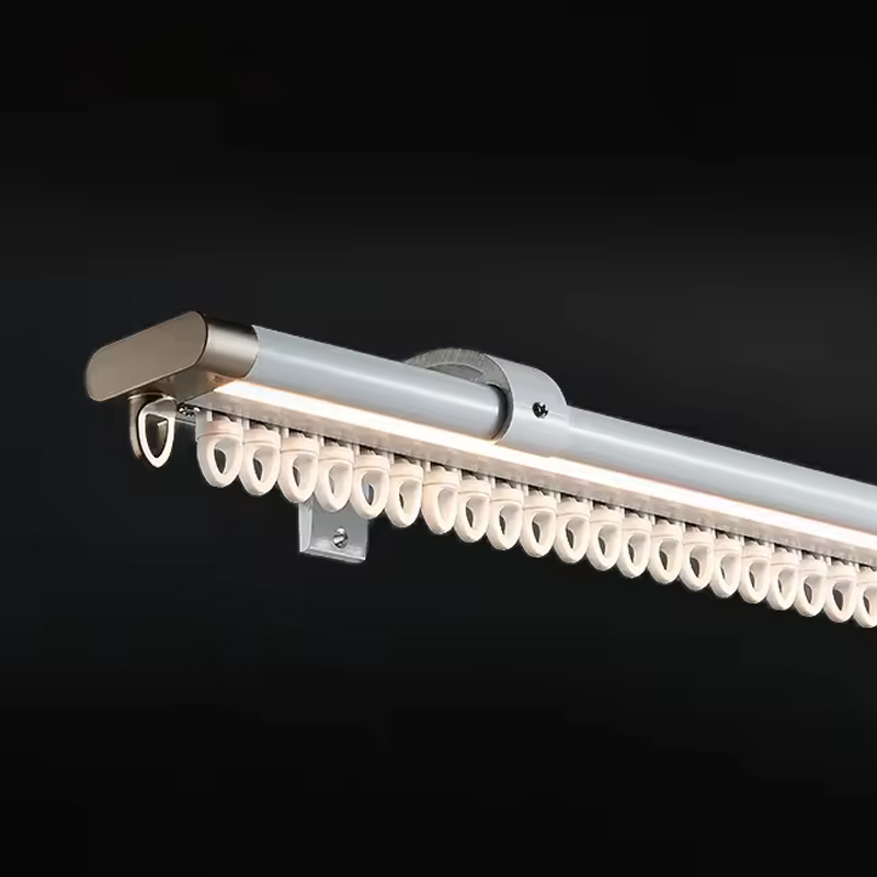 Aluminium Curtain Rail Track With Led Light